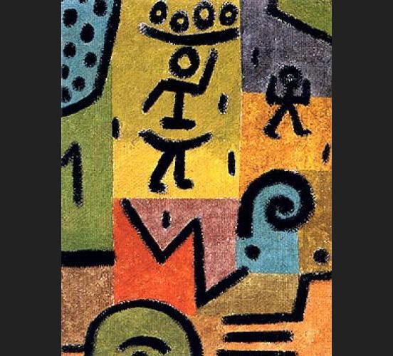 Zitronen painting - Paul Klee Zitronen art painting